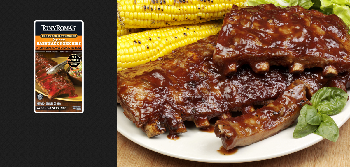 Tony Roma's Baby Back Pork Ribs